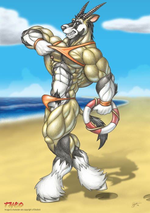 Rule 34 5 Fingers Ankle Tuft Antelope Anthro Balls Beach Big Muscles